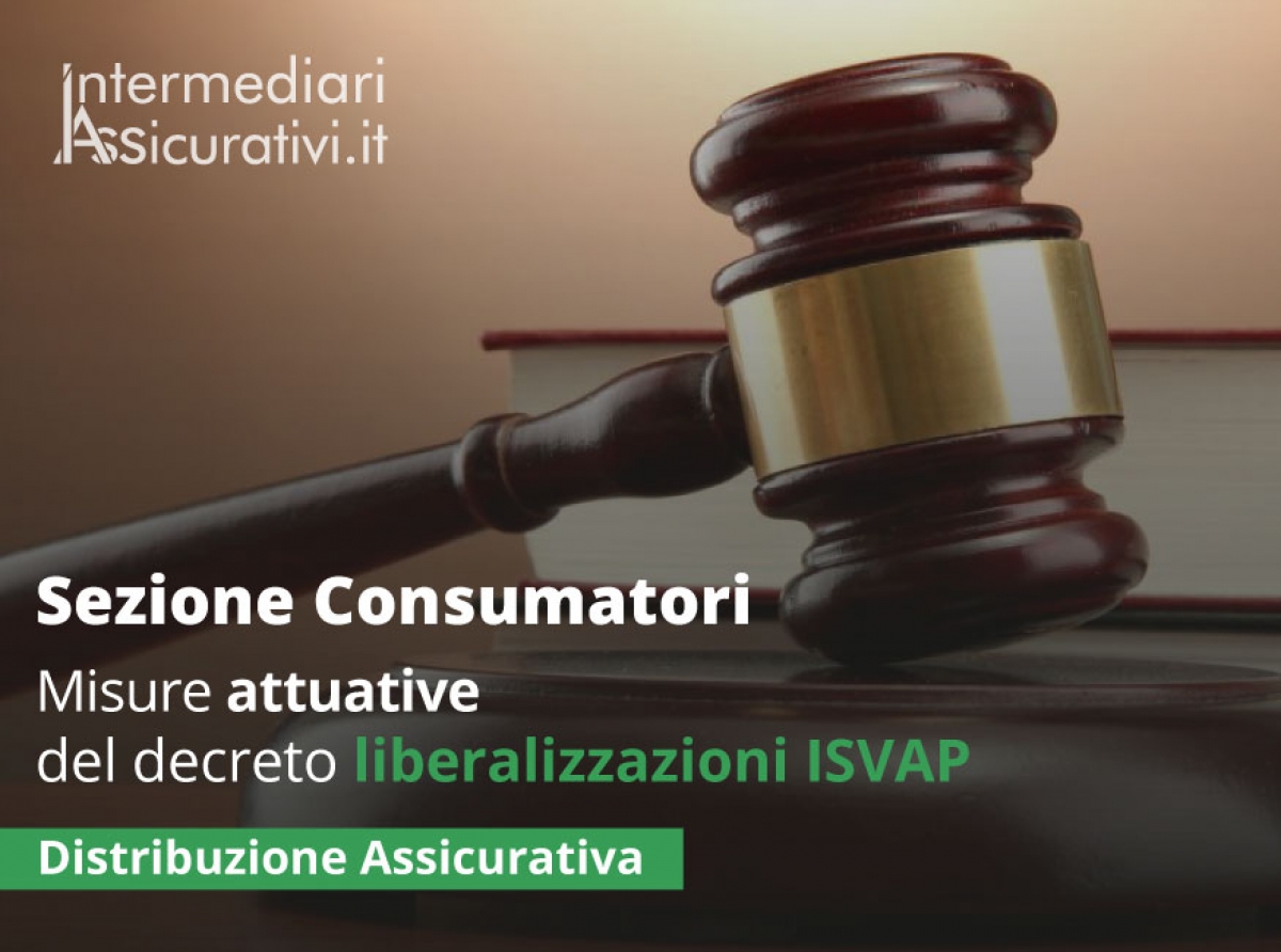 Misure attuative del decreto liberalizzazioni ISVAP
